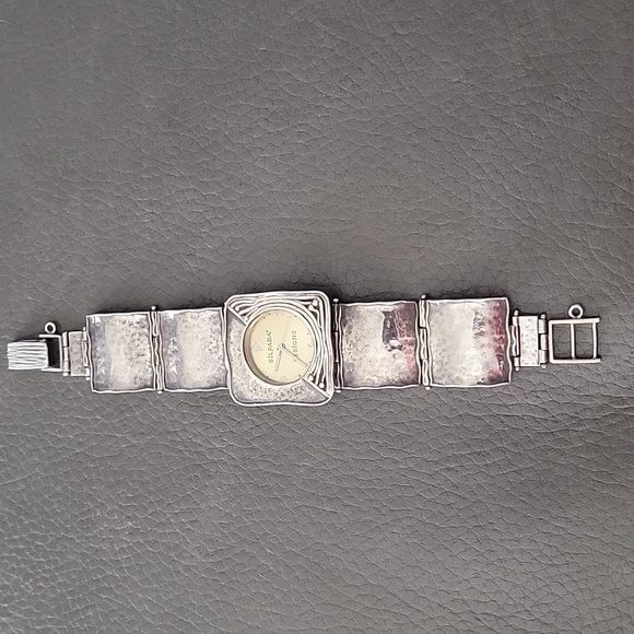Silpada Sterling Silver Square Panel Watch - Picture 2 of 12